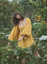Load image into Gallery viewer, ALICE Yellow Mini Dress
