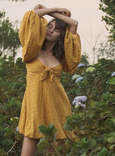 Load image into Gallery viewer, ALICE Yellow Mini Dress
