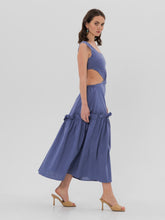 Load image into Gallery viewer, INES Midi Dress in Blue

