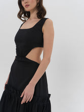 Load image into Gallery viewer, INES Midi Dress in Black
