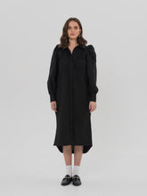 Load image into Gallery viewer, DENIS Shirt Dress in Black
