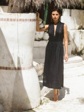 Load image into Gallery viewer, Art of Simplicity Dresses FEY Linen Midi Dress
