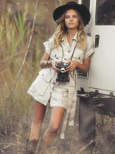 Load image into Gallery viewer, Art of Simplicity Dresses MADELYN Safari Shirt Dress
