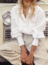 Load image into Gallery viewer, Art of Simplicity Shirts JULIANE Long Sleeve Linen Shirt
